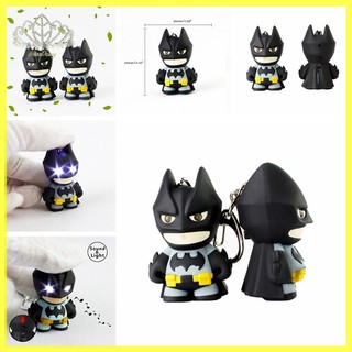 Móc Khóa Hình batman Có Đèn led Độc Đáo