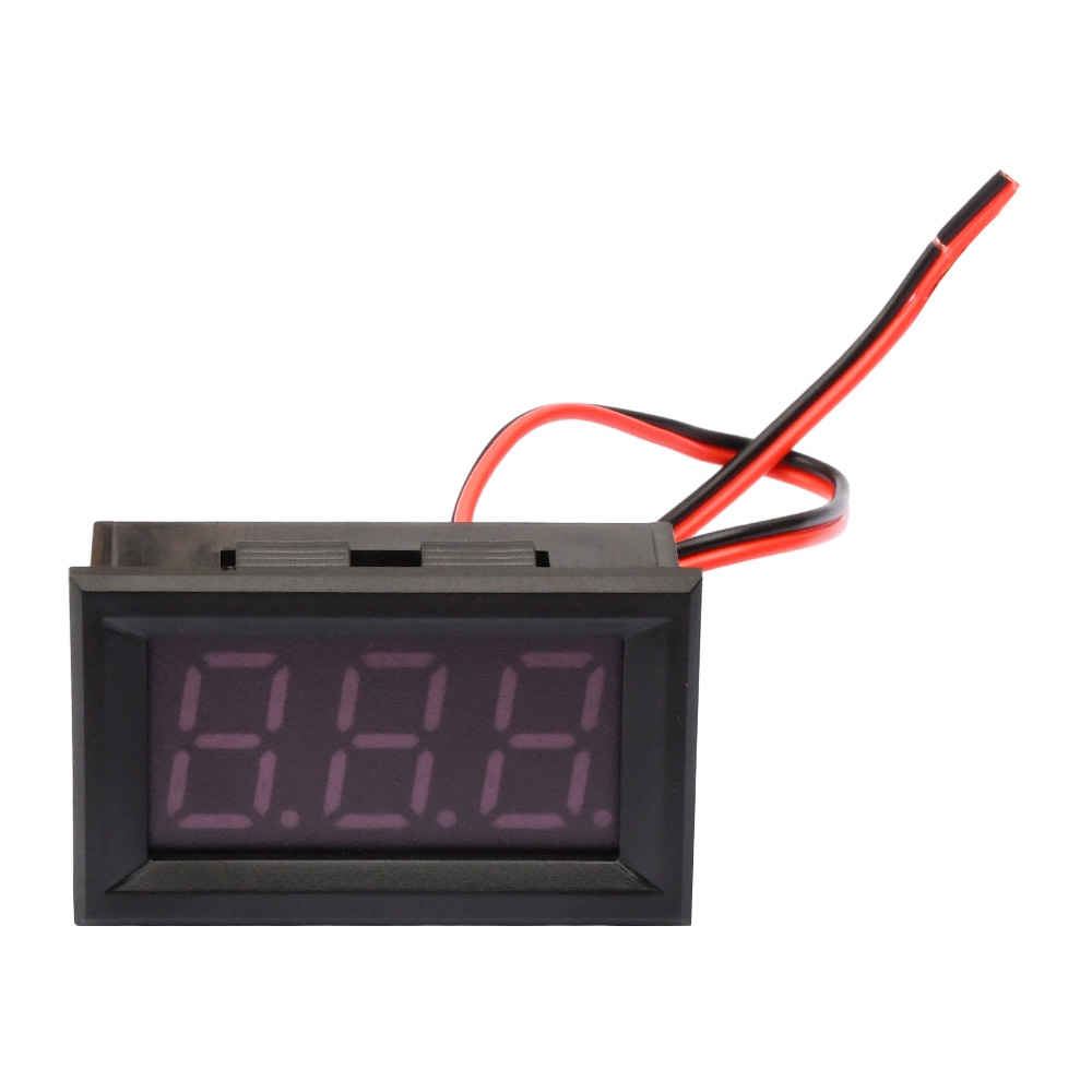 RIRIHI Dc Vôn Kế Kỹ Thuật Số dc4.5v-30v 0.56 inches 2 Dây 3bits led dc Cho Xe Máy