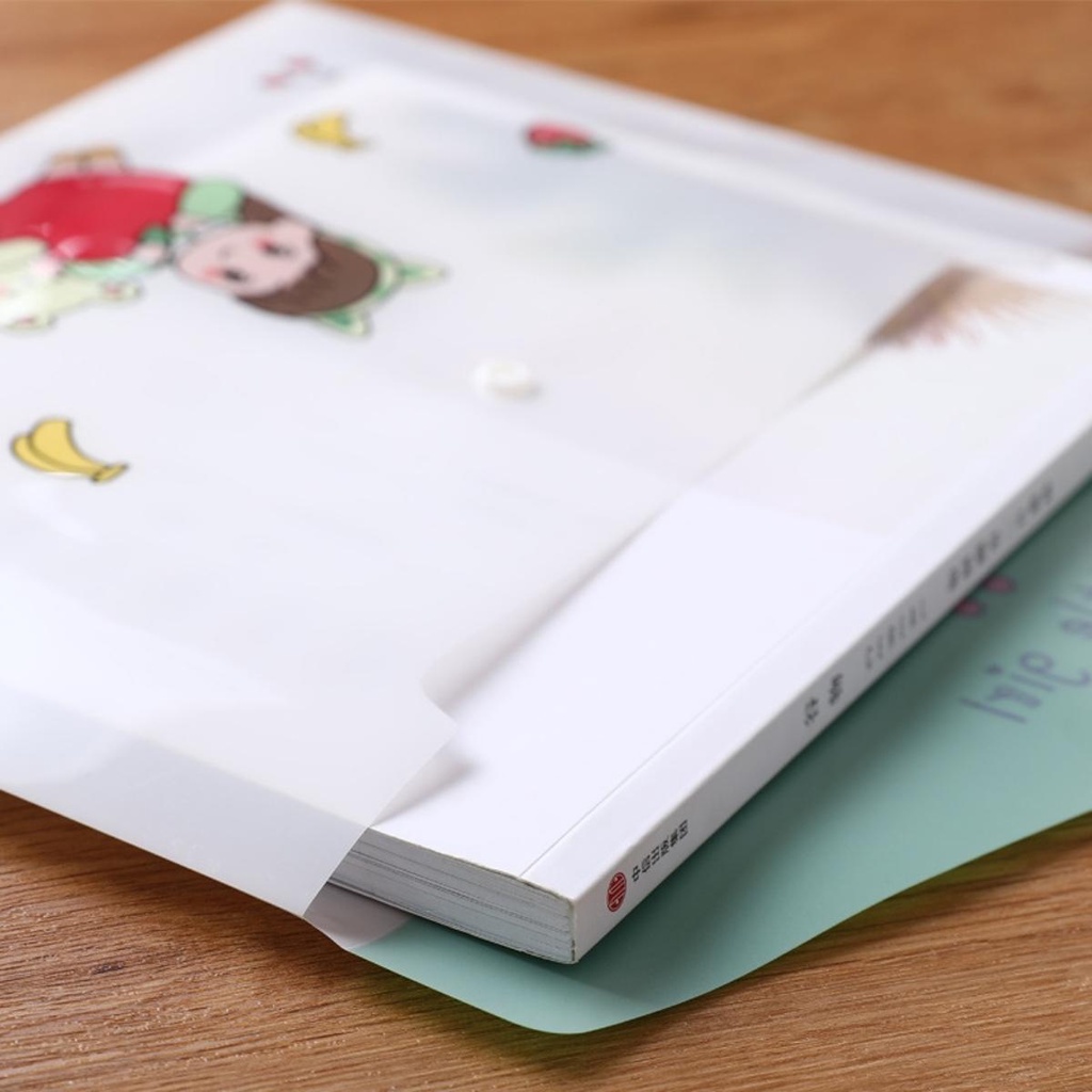 Bìa hồ sơ họa tiết hoạt hình cute dễ  thương chắc chắn nhiều kích thước dành cho học sinh sinh viên - Hally shop