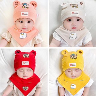 Mũ beanie tai gấu dễ thương cho bé từ 0-1 tuổi