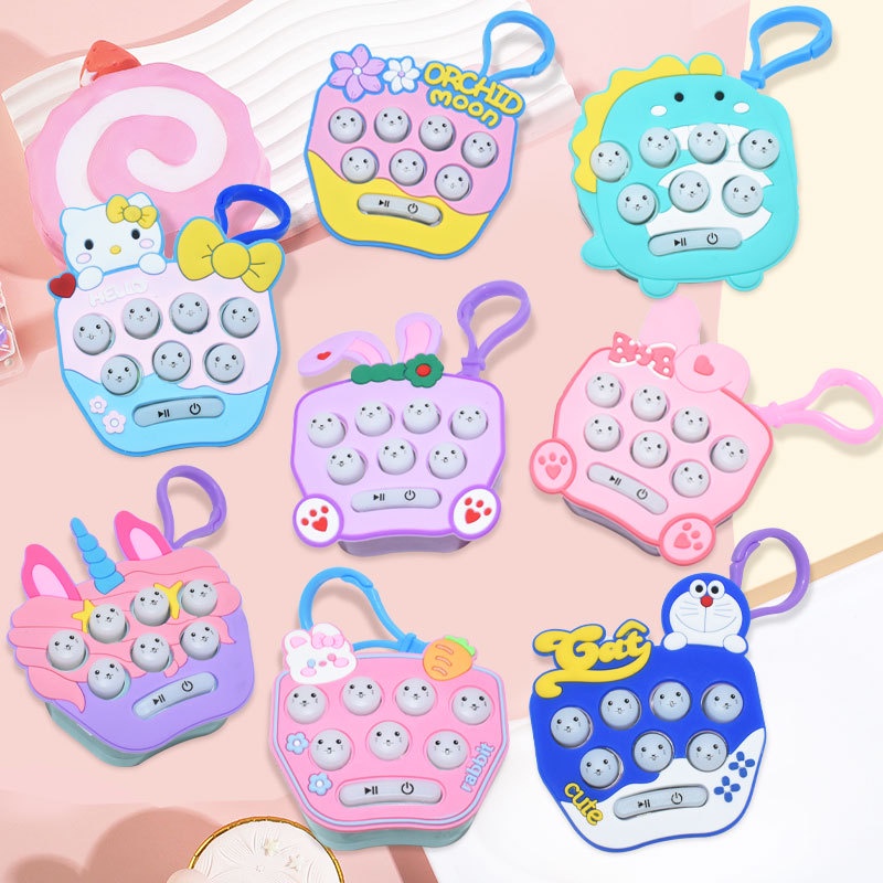 Kuromi slime Móc Khóa Đồ Chơi mymelody superman iron man sanrio batman fidget