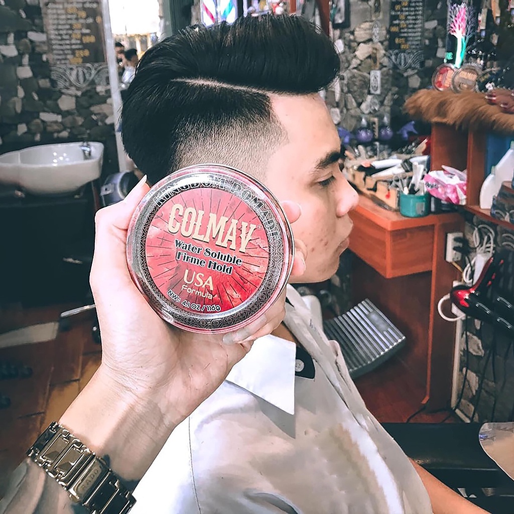 Sáp Vuốt Tóc Nam COLMAV Kingdom Pomade Red - 116Gram, Giữ Nếp Cao Cấp Hương Nước Hoa - Pomade Tạo Kiểu Tóc Hot Nhất 2023