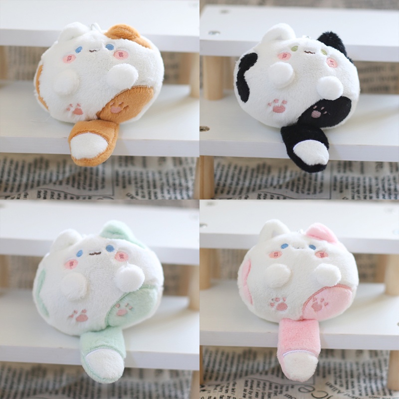 Móc Khóa Hình Mèo Nhồi Bông Mềm Mại Dễ Thương jp4