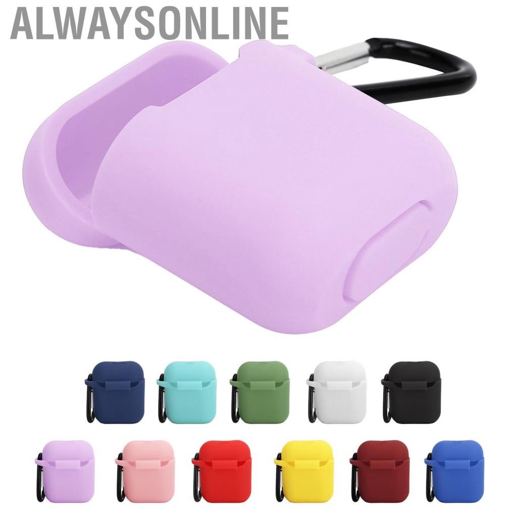 Alwaysonline Protective Cover  Case Shockproof Dustproof with Buckle for IOS Earbuds 1/2
