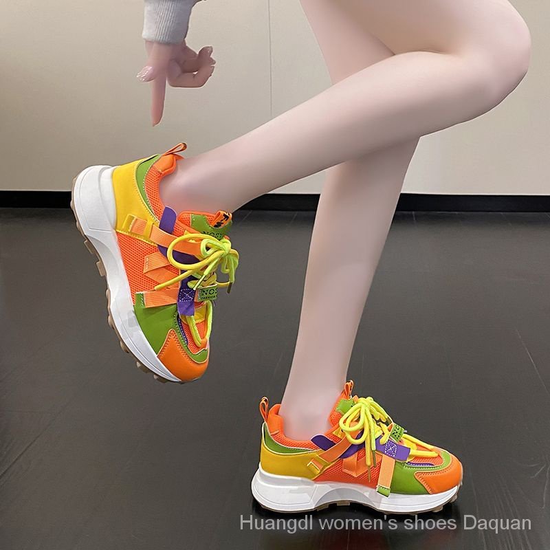 Giày Thể Thao Đế Dày 4cm Siêu Nhẹ Phong Cách Mới 2023 Cho Nữ