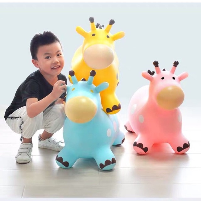 Hươu nhún con bò cho bé chất nhựa cao cấp mẫu mới nhất 2023