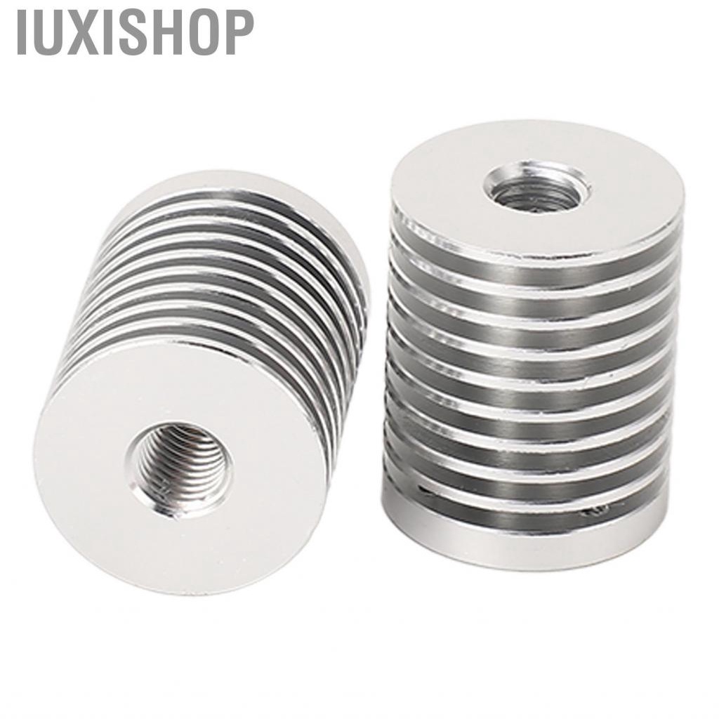 Iuxishop 3D Printer Heatsink Replacement Fine Processing M2.5x4 Screw Hole M7 Thread Hotend Aluminum Alloy for Industrial Use