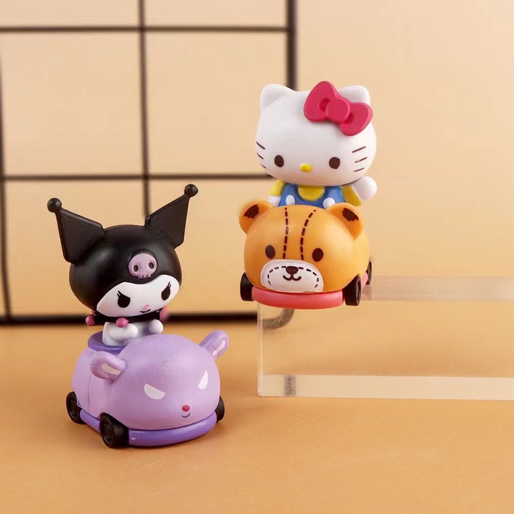 Yyds Bộ 4 Mô Hình Nhân Vật sanrio kitty melody kitty cinnamoroll Trang Trí Bánh Kem Sinh Nhật Cho Bé