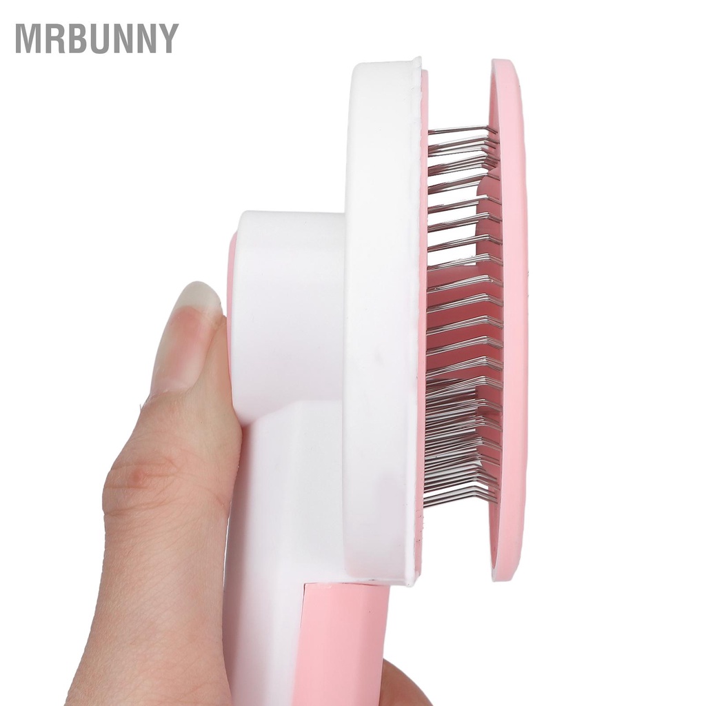 Mrbunny Bàn chải mèo chuyên nghiệp Kim tròn dày Chức năng massage lông thú cưng cho chó Thú