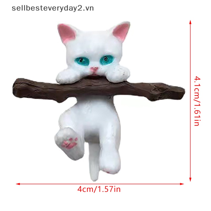 Dây Treo Trang Trí Bể Cá Hình Mèo Hoạt Hình Bằng Nhựa resin Sáng Tạo
