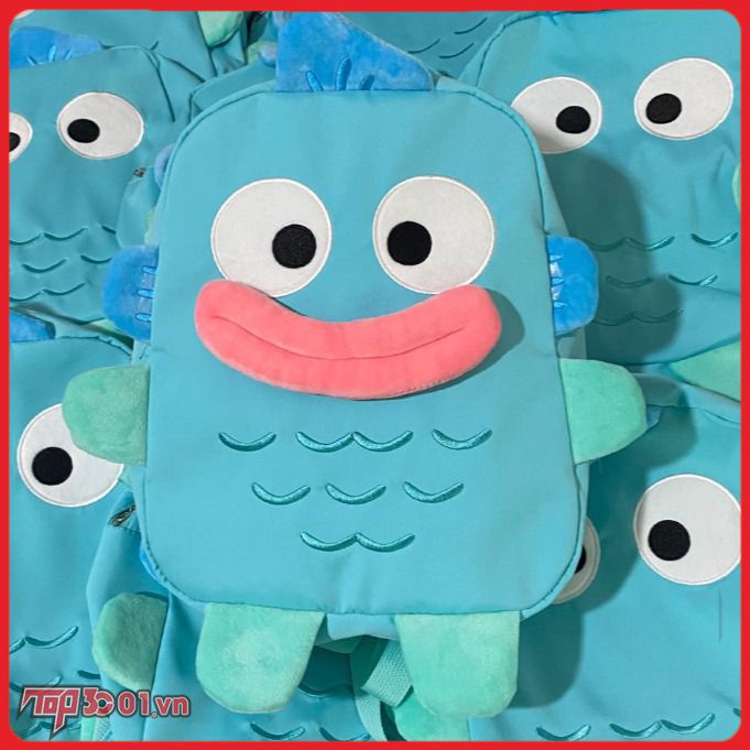 Sanrio Hoạt Hình Dễ Thương Ba Lô Cá Xấu Xí Hangyodon Hình Túi Đựng Và Học Cho Bé Gái Và Bé Trai -top3C01