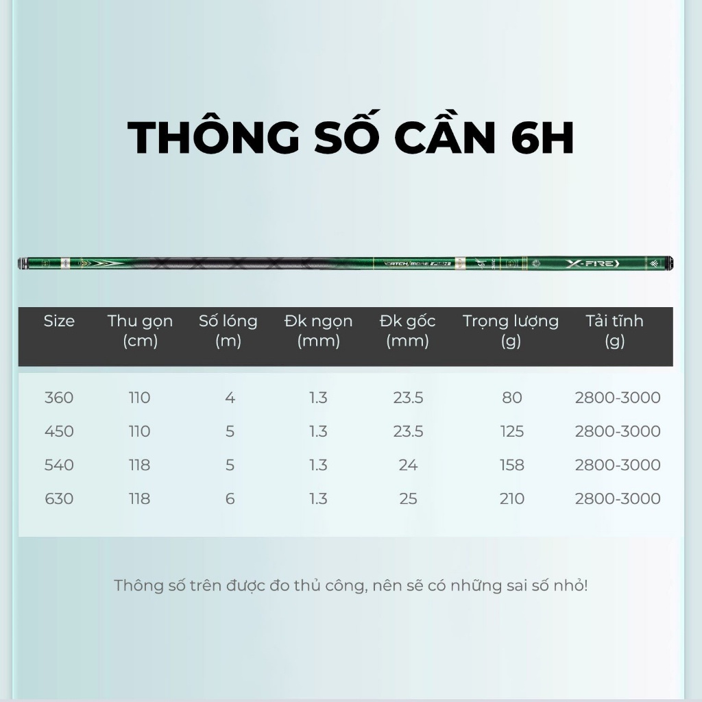 Cần tay Bamboo Chiến Mã