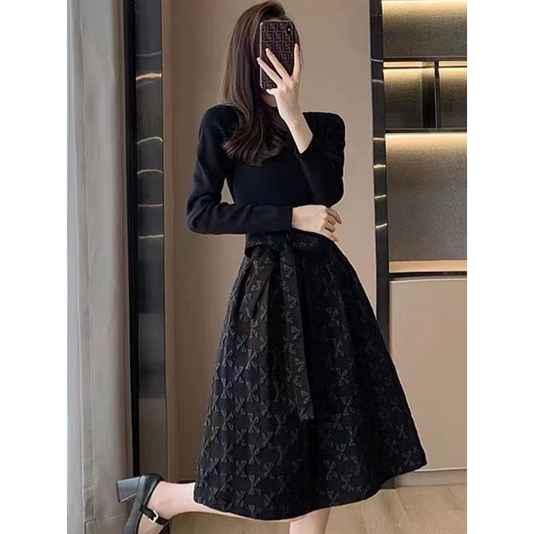 Mới Đầm Đen Phong Cách Trung Hoa Thời Trang Cao Cấp Cho Nữ
