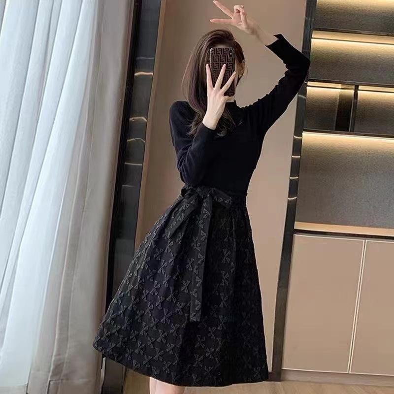 Mới Đầm Đen Phong Cách Trung Hoa Thời Trang Cao Cấp Cho Nữ