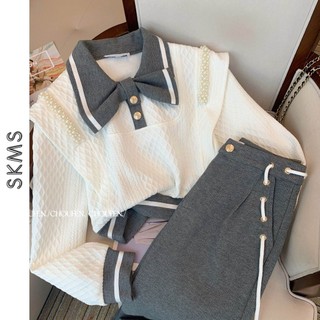 Skms bộ đồ hai món phong cách thời trang xuân thu 2023