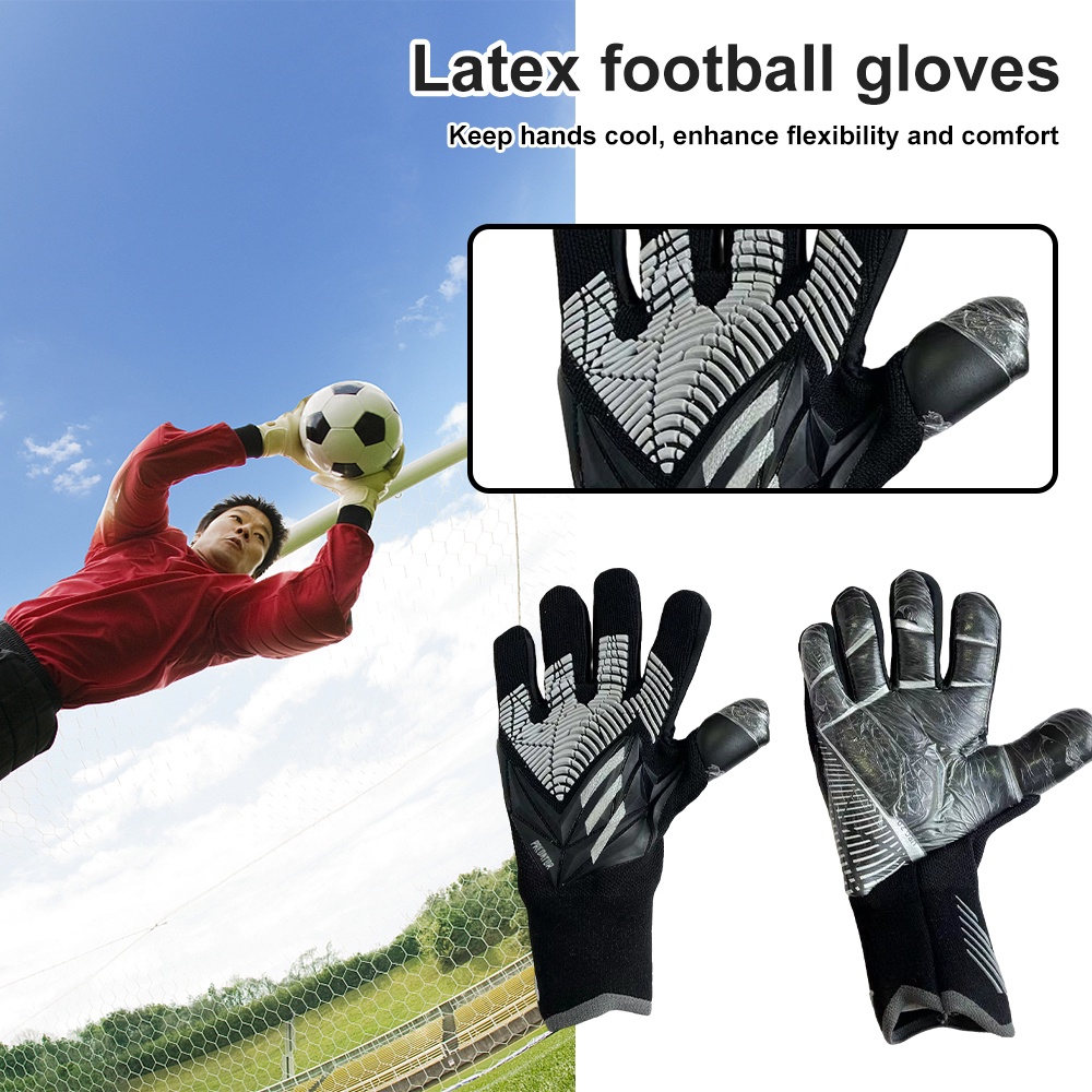 Găng Tay Thủ Môn Bóng Đá Cho Thanh Niên Và Người Lớn Sử Dụng Cột Sống âm tính Cuộn Để Ngăn Ngừa Chấn Thương