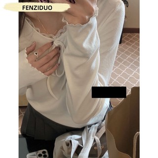 Fengziduo áo len áo khoác cardigan cute thời trang thời trang comfortable wmy23b02y8 45z231106