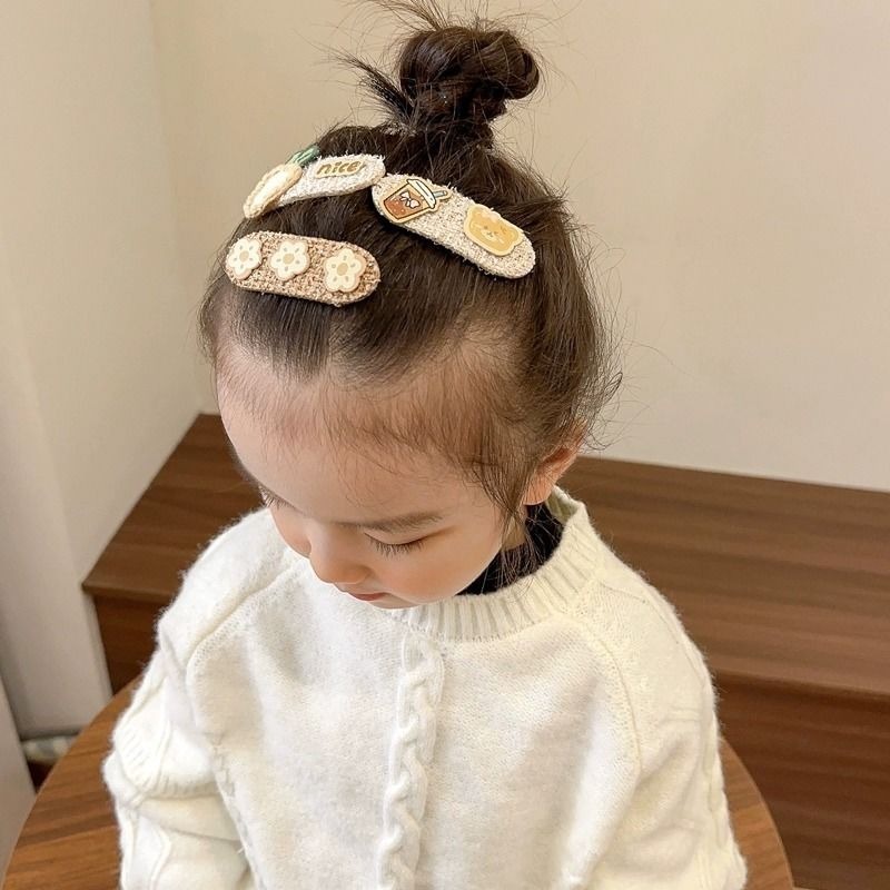 Bộ 4 Miếng Dán Tóc Thần Kỳ Thời Trang Thu Đông Cho Bé Gái