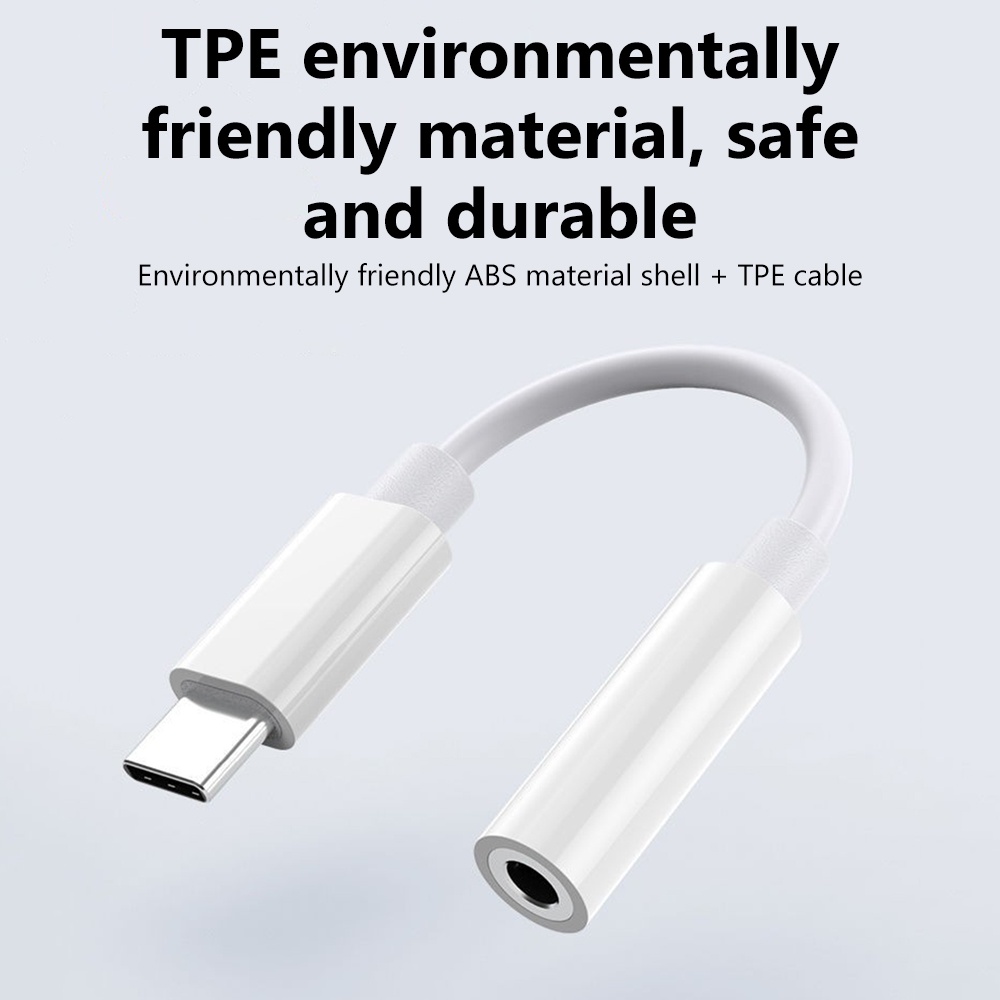 Cáp ChuyểN ĐổI Âm Thanh Tai Nghe LoạI c Sang 3.5mm Cho samsung lp15