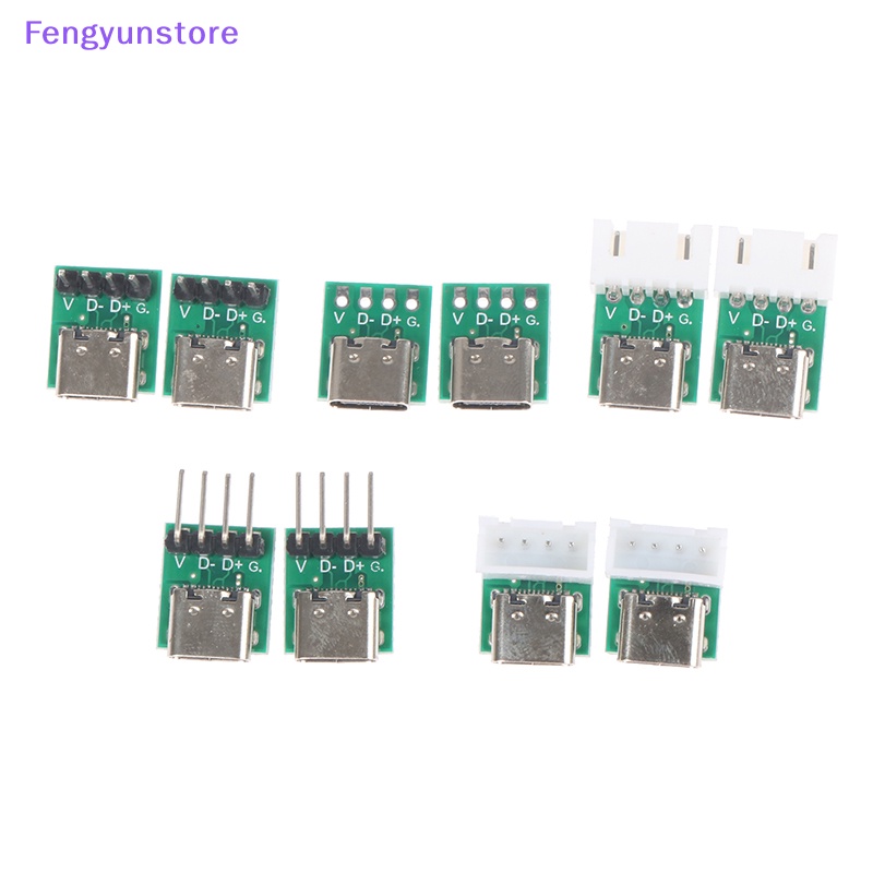 Set 5 Bảng Mạch Kết Nối 16 pin female Sang 2.54mm type c usb3.1 vn