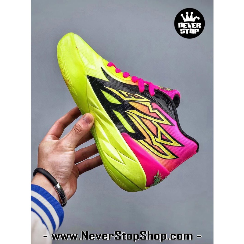 Giày bóng rổ PM MB 02 RICK & MORTY siêu phẩm 2 màu cực đẹp, bản đẹp chi tiết chuẩn nhất FREESHIP+TẶNG VỚ | NeverStopShop