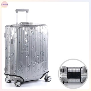 Túi trùm bọc vali kéo chống xước áo bọc vali nhựa trong suốt đủ size 20, 22,24,26,28, 29-30 inch chống trầy xước -L.H