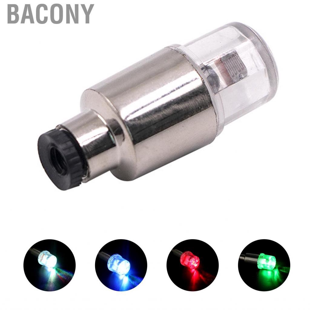 Bacony 2pcs Motorcycle Wheel Light  Flash Tyre Valve Cap for Car Bike Bicycle