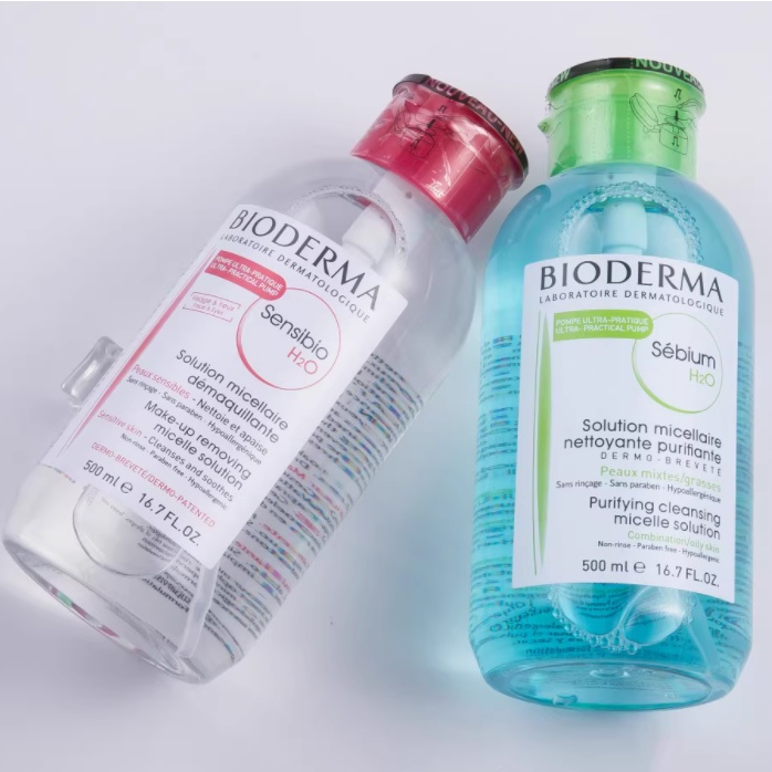 Nước Tẩy Trang bioderma 500ml Dạng Nhấn Tiện Dụng