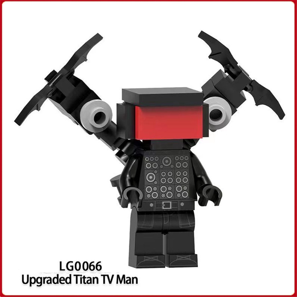 Bộ Đồ Chơi Lắp Ráp Mô Hình tv Người Đàn Ông Ngộ Nghĩnh Đáng Yêu Cho Bé