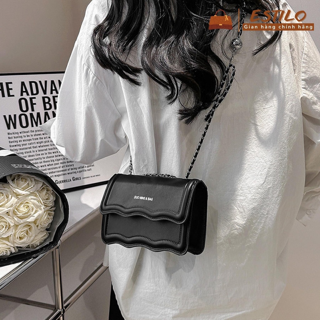 Túi xách nữ đeo chéo, đeo vai ESTILO size 19cm HA410