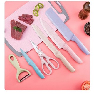 Bộ dao lúa mạch 5 món kháng khuẩn siêu sắc