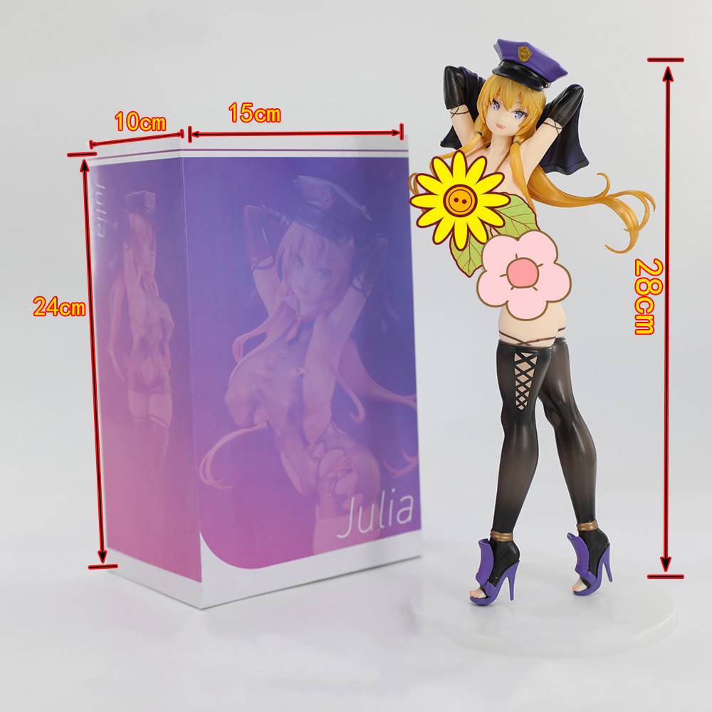 Sq2 Đồ trang trí Nữ Cảnh Sát julia actoin Chính Hãng Có Thể Được Lấy Ra Được Làm Quà Tặng Sưu Tầm Trang Trí