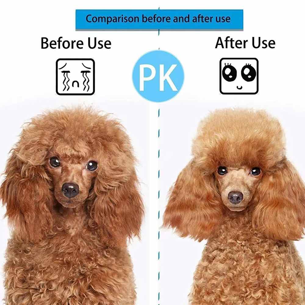 One click hair removal pet comb friendly pet skin protection design effectively removes dead hair