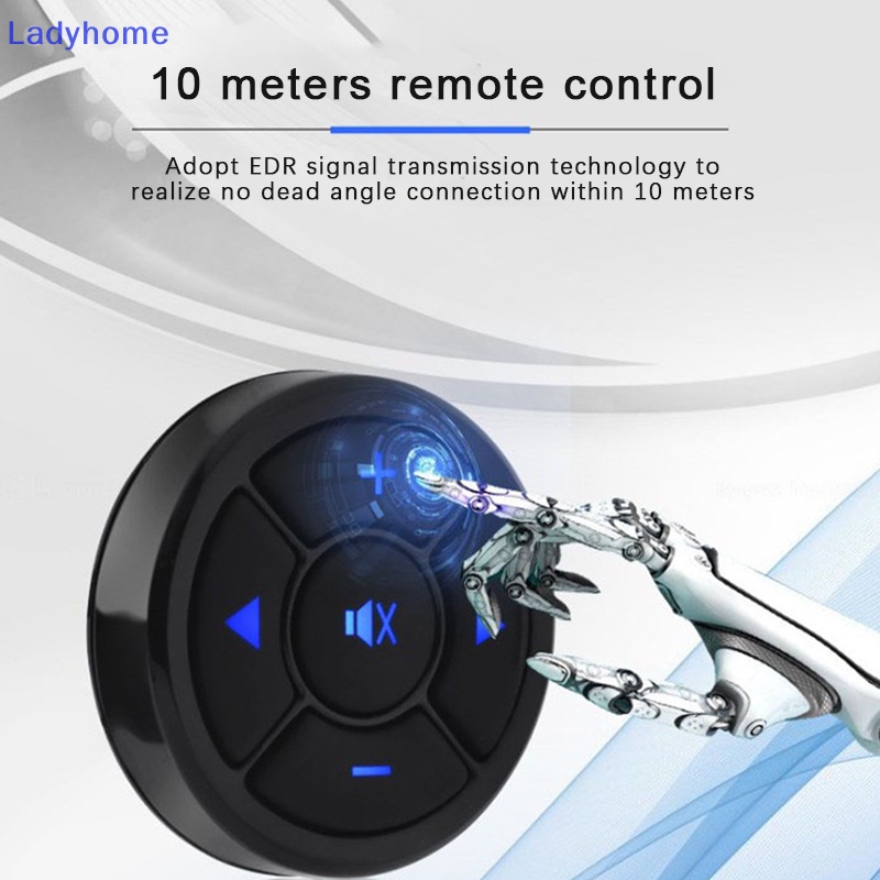 Bộ Điều Khiển Từ Xa 10 Nút 10 Phím Thông Dụng Cho Vô Lăng Xe Hơi