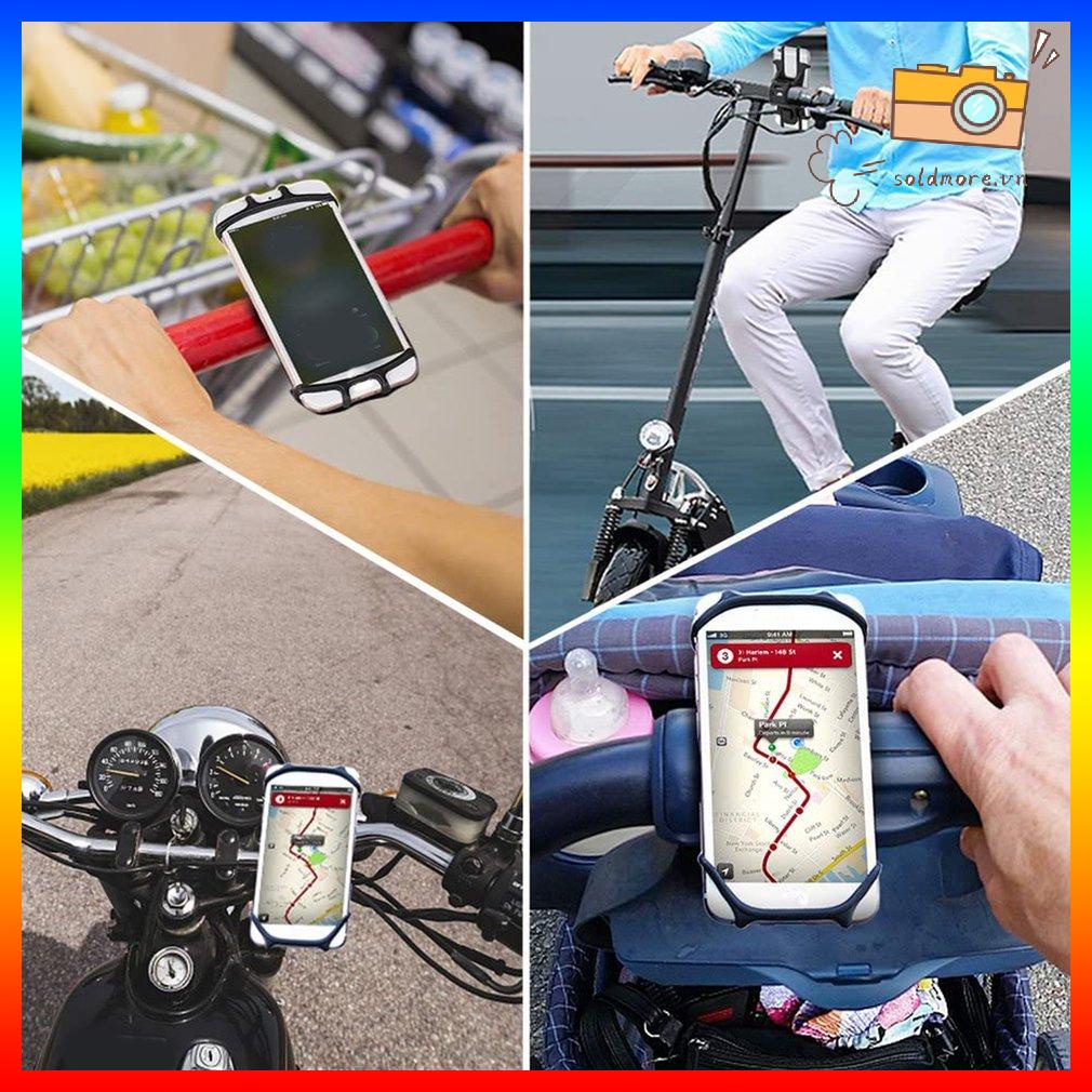 Giá đỡ điện thoại trên xe đạp Có thể điều chỉnh Giá đỡ điện thoại trên tay cầm xe máy Tương thích