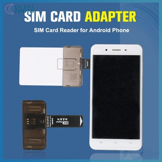 Bộ chuyển đổi đầu đọc thẻ SIM cho điện thoại Android (cắm và chạy), mới