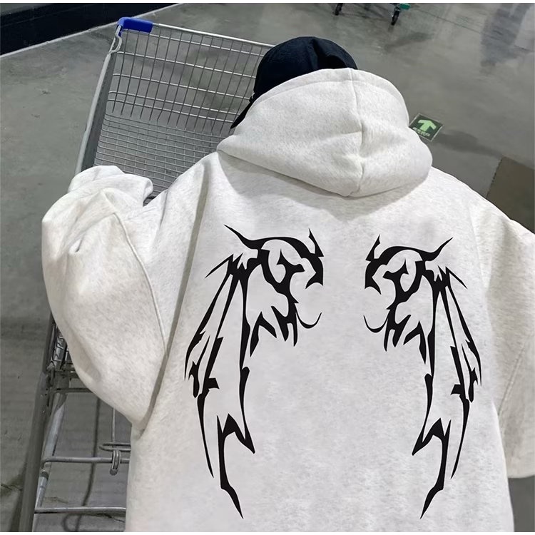 Áo Hoodie Dáng Rộng Thời Trang Xuân Thu Phong Cách Đường Phố Mỹ