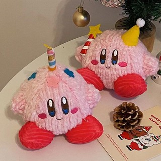 Thú nhồi bông hình bánh kem kirby 12cm dễ thương trang trí sinh nhật cho bé