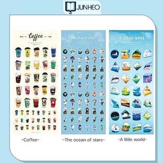 Sticker cute in 3D dập nổi siêu đáng yêu dán được trên nhiều bề mặt BA1302