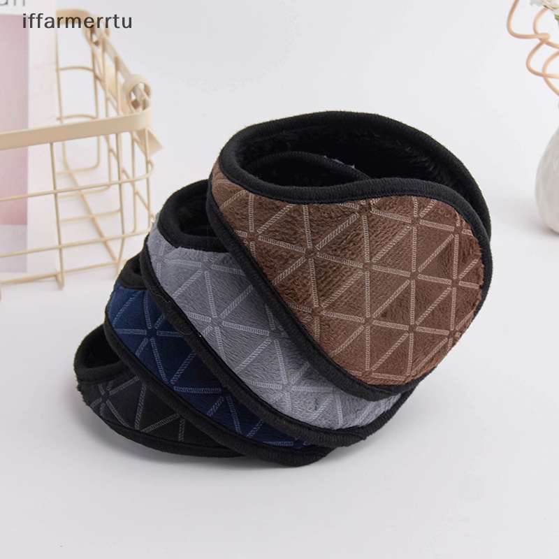 Set 1 Bịt Tai Giữ Ấm Mùa Đông Bằng Vải Bông Dày Dặn Cho Nam Và Nữ