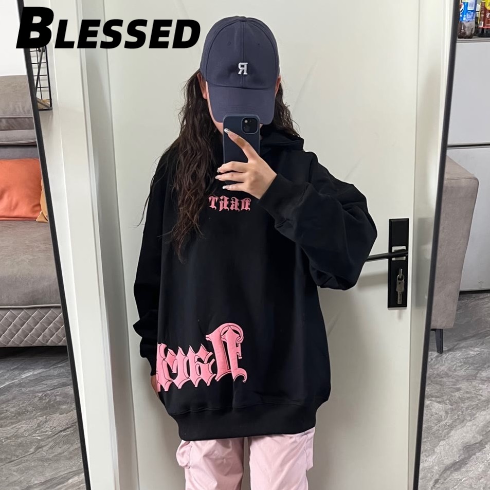 Blessed Áo Khoác hoodie áo khoác nữ zip hoodie New Style Thông thường fashionable Korean WWY2391EPU 49Z231204