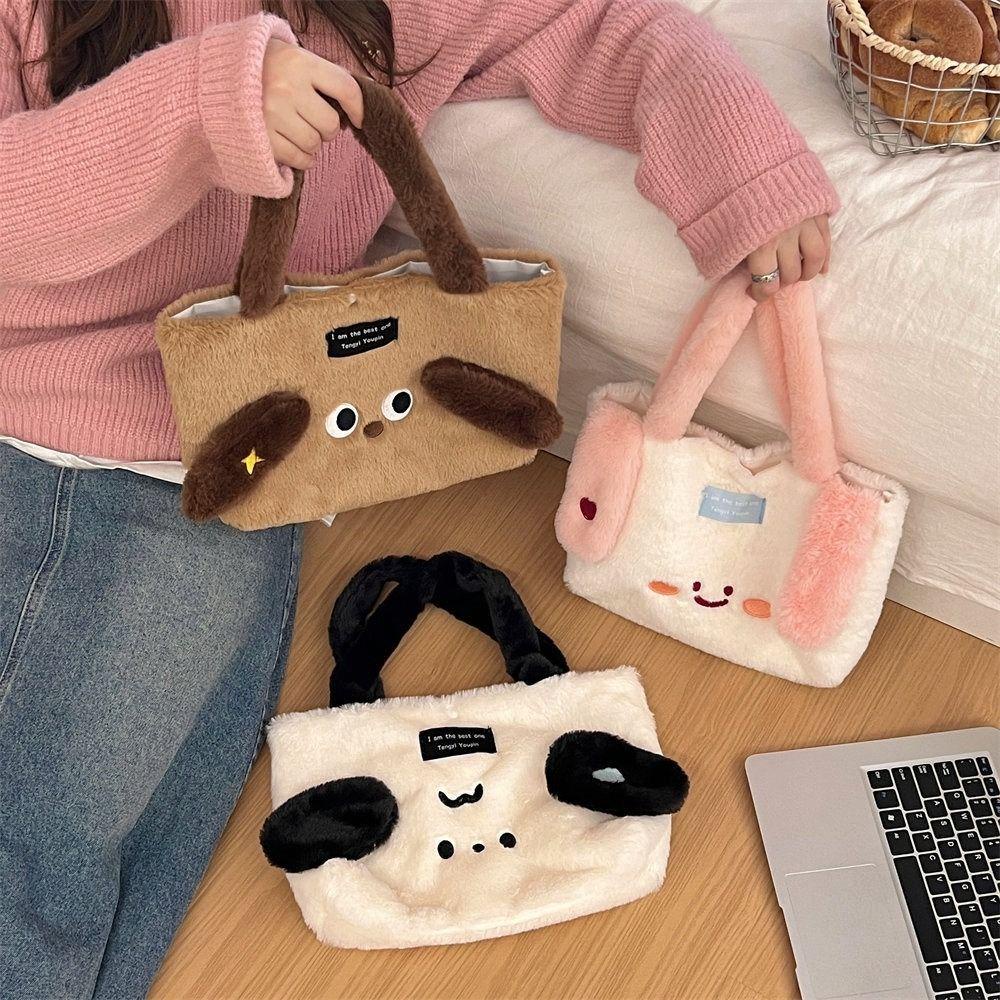 Túi Đựng Điện Thoại / Đồ Trang Điểm Hình Thỏ Nhồi Bông Đáng Yêu