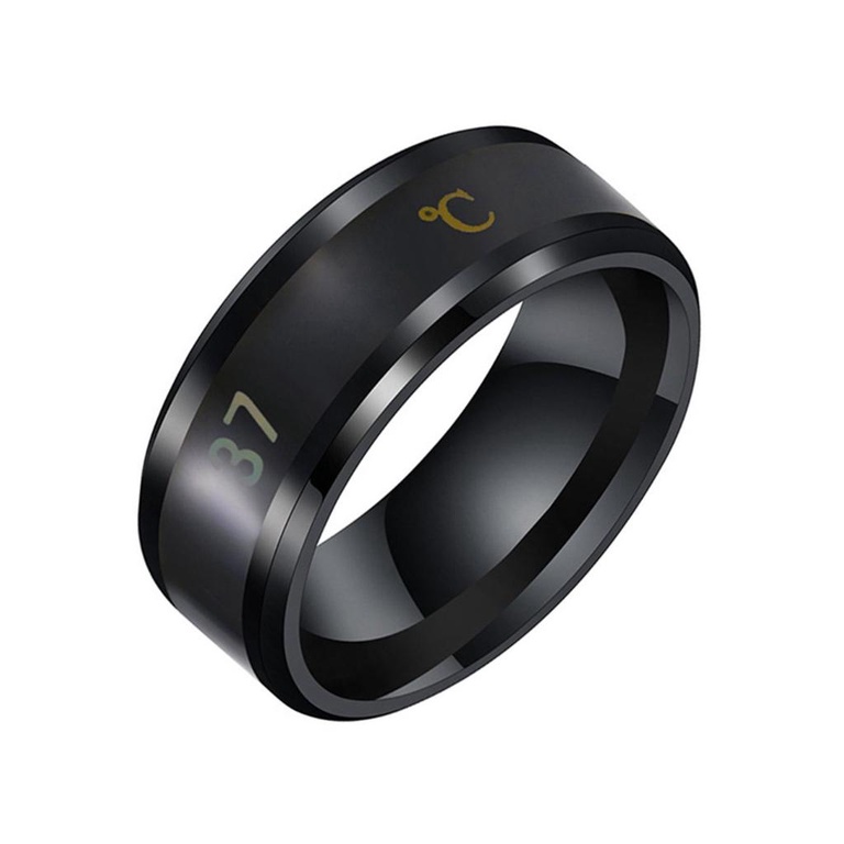 ♛EASY♛Temperature Ring Titanium Steel Intelligent Temperature Sensitive Rings