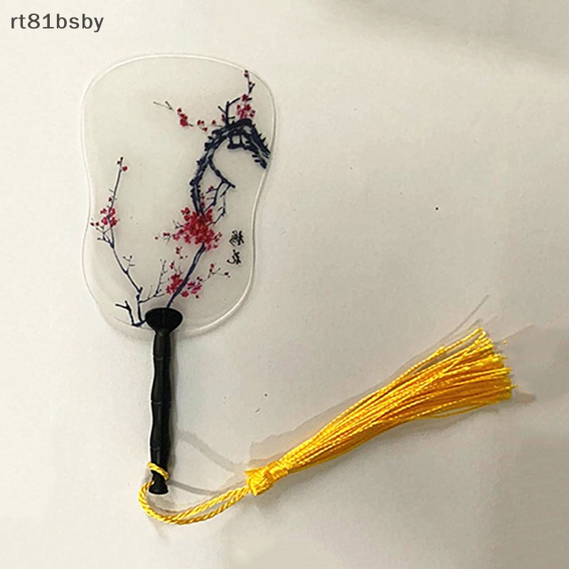 Rt Quạt Cầm Tay Hai Mặt Phong Cách Trung Hoa Cổ Điển 3.3g vn