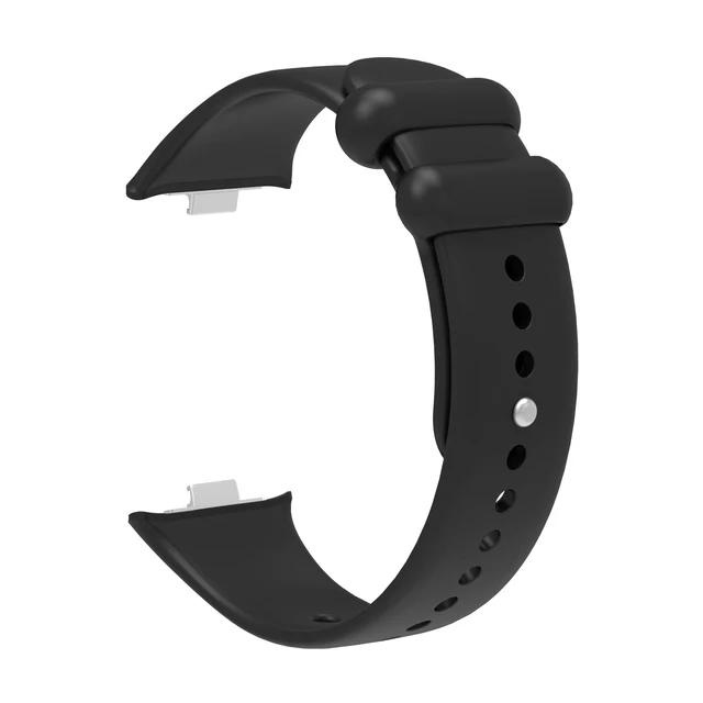 Tpu Dây Đeo Thay Thế Chất Liệu Silicon Màu Trơn Cho xiaomi mi band 8 pro redmi watch 4 Ốp