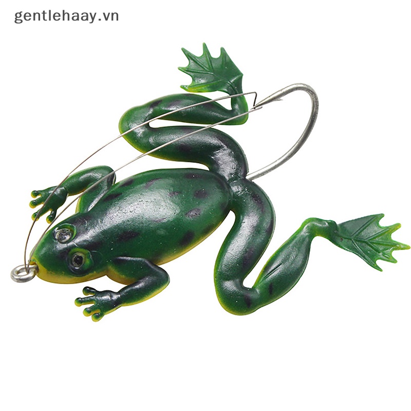 Mồi Câu Cá Giả Hình Ếch Bằng Cao Su Mềm Siêu Bền 4.5g / 6cm vn