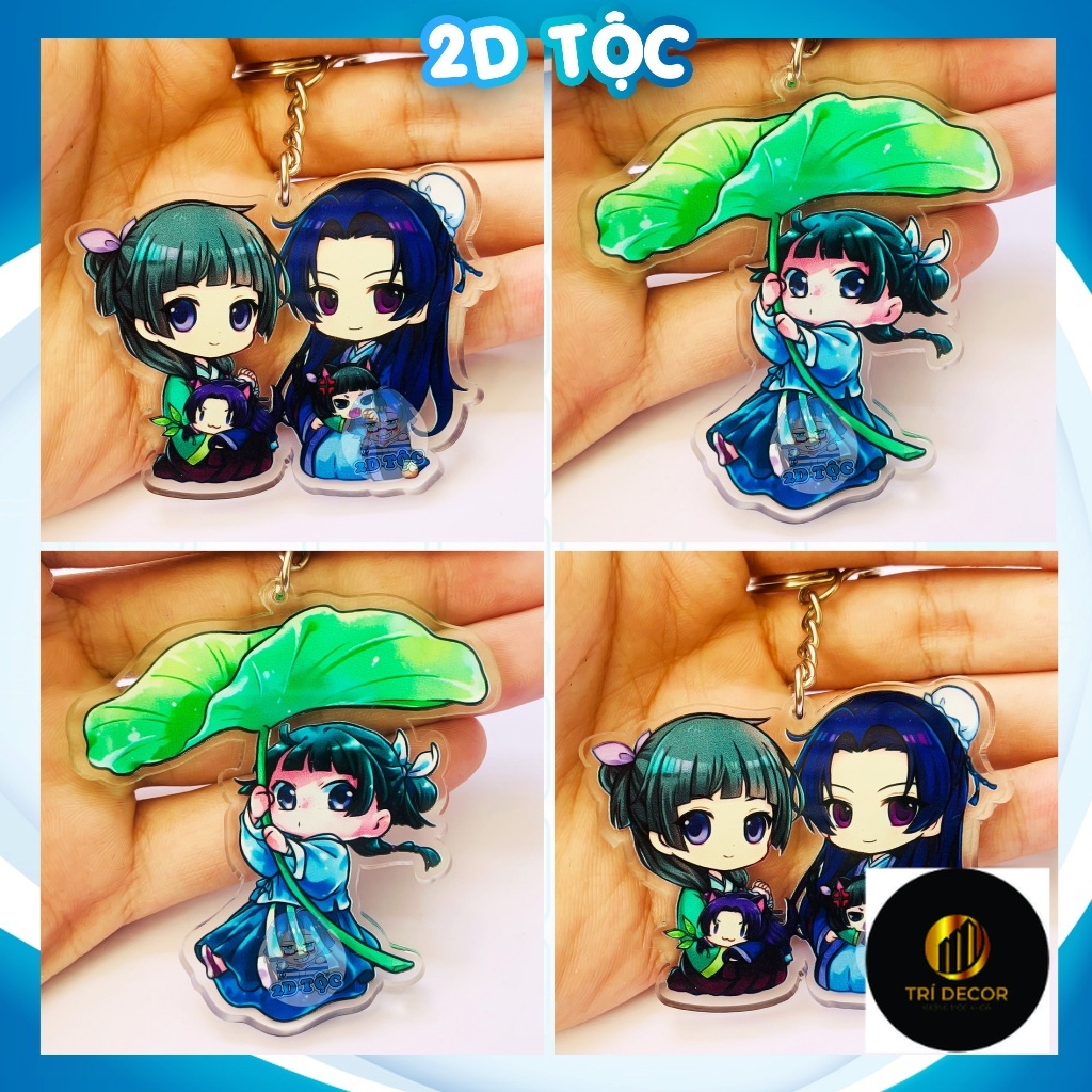 Móc Khóa Mica Trong Suốt In 2 Mặt Sắc Nét Anime Manga Dược sư Tự Sự Kusuriya – Phụ Kiện Anime By 2D Tộc Shop