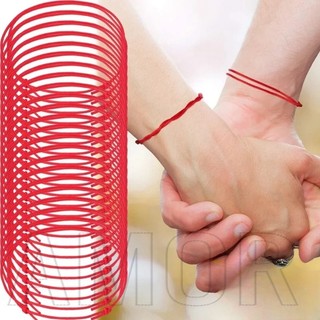 Vòng tay bùa may mắn bện dây đỏ may mắn có thể điều chỉnh cho nữ