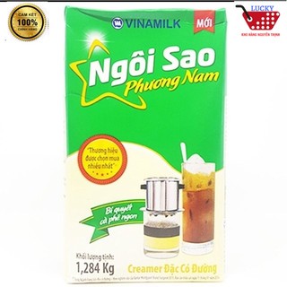 (BÁN SỈ) Sữa đặc Vinamilk Ngôi Sao Phương Nam 1284g- xanh lá