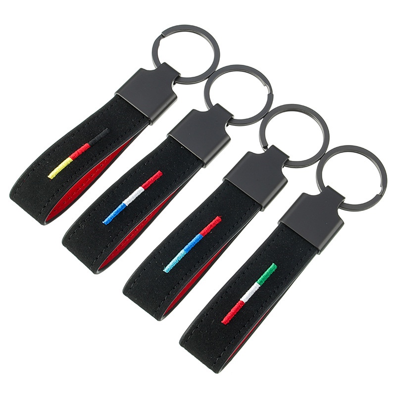 Móc Khóa Da Lộn In logo bmw x1 x3 m3 f10 f20 Trang Trí Xe Hơi